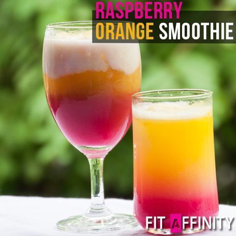 Healthy Raspberry Orange Smoothie