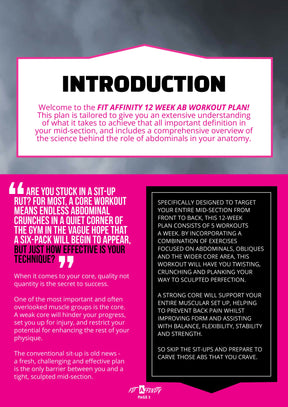 12 Week Ab Workout Plan - Fit Affinity