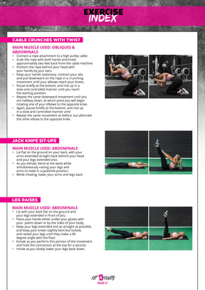 Stomach sales workout plan
