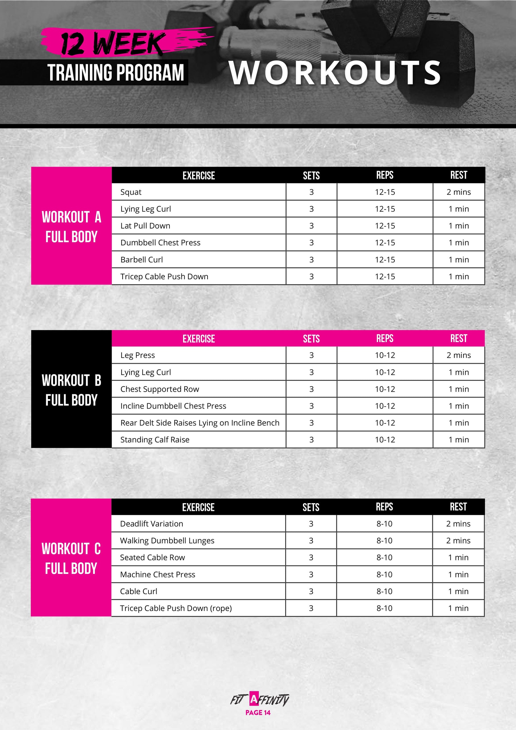 12 week workout plan for women new arrivals