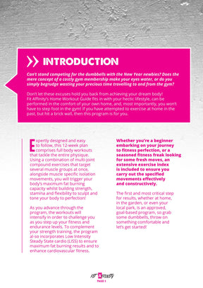 12 Week Home Workout Plan - Fit Affinity