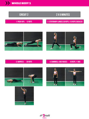 Free full body shop home workout plan