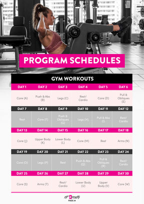 Flat stomach workout plan at the gym sales