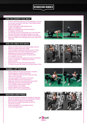 Weeks 13 24 Gym Workout Plan Fit Affinity